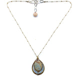 Blue Skies Drop Necklace