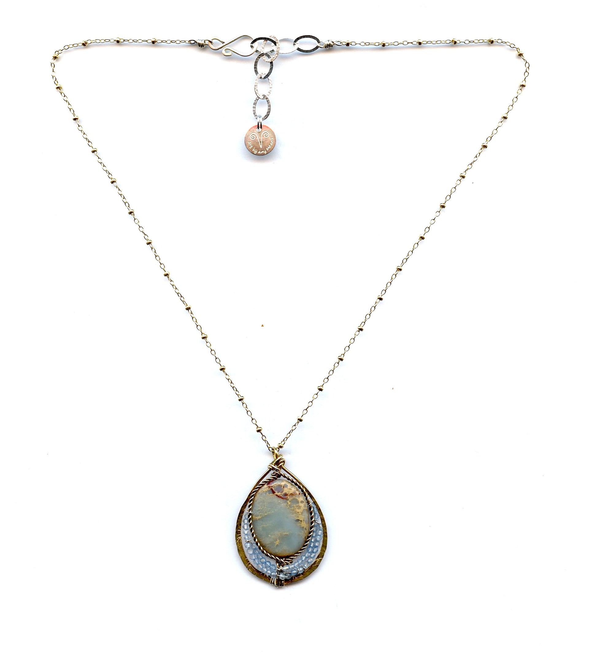 Blue Skies Drop Necklace