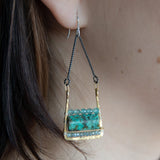 Turquoise Angle Earrings E80253