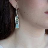 Tall Stack of Terra Verde Earrings