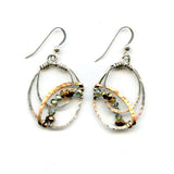 Crystal Mini Moon Hoop Earrings