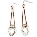 Acute Copper Earrings