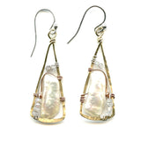 Fresh Water Pearl Petal Earrings E78485