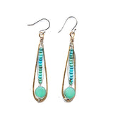 Raindrop Hemimorphite Earrings