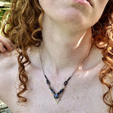Sapphire Crux Necklace