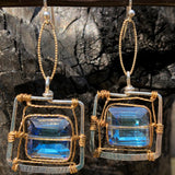 Crystal Tile Earrings