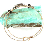 Chocolate Pearl Cuff Bracelet B377