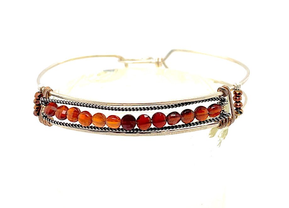 Cinnamon Hessonite Bracelet - Art by any Means Jewelryproduct_