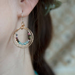 Double Rainbow Tourmaline Earrings - Art by any Means Jewelryproduct_