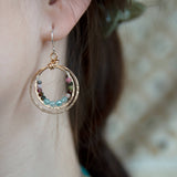 Double Rainbow Tourmaline Earrings - Art by any Means Jewelryproduct_