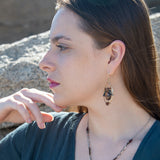 Embroidered Gemstone Earrings E81235