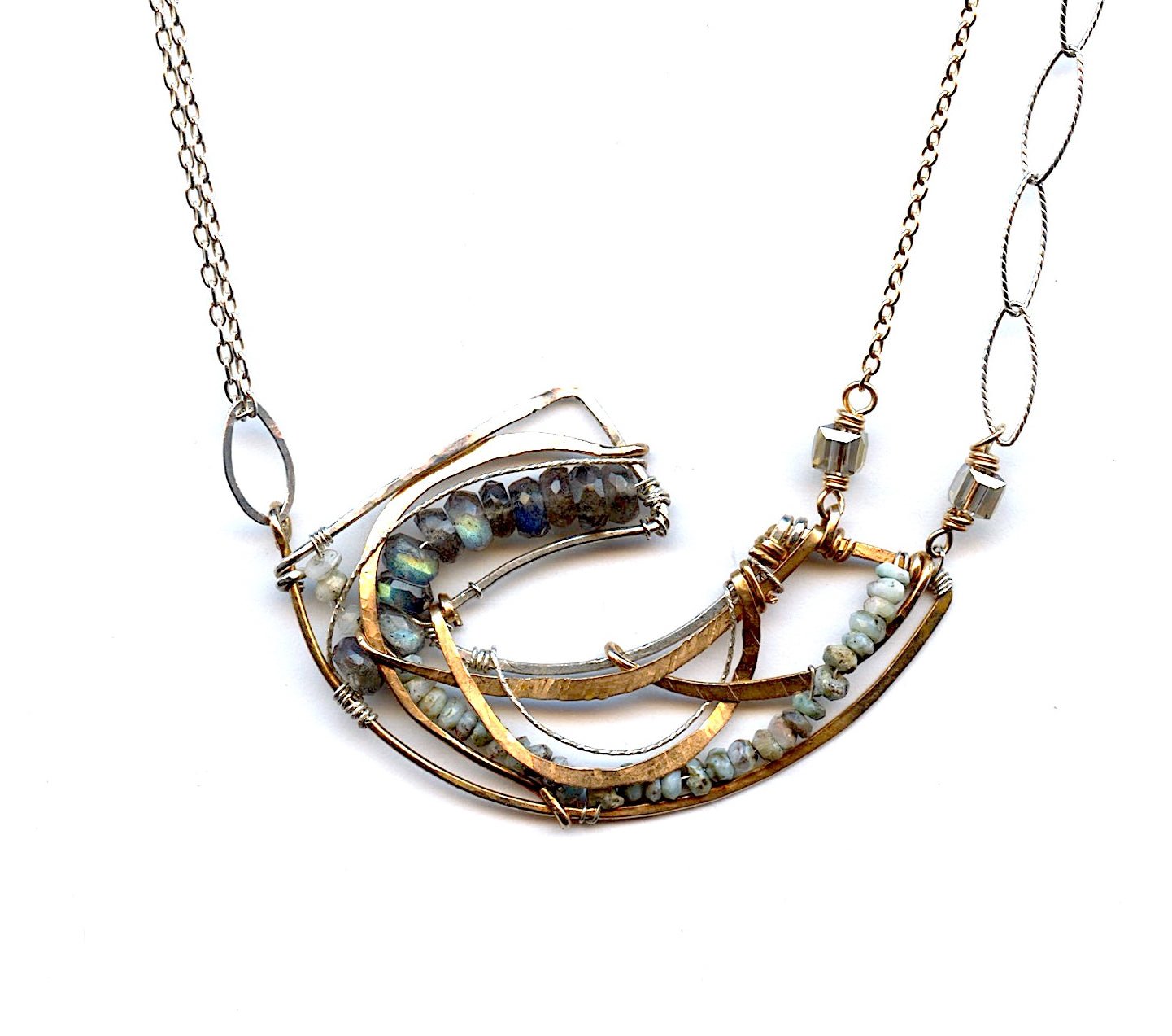 Suspension Arches Necklace - Art by any Means Jewelryproduct_