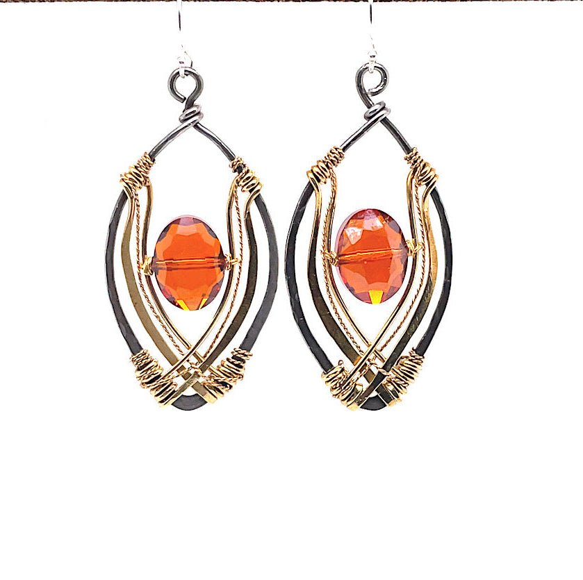 Winterberry Crystal Earrings - Art by any Means Jewelryproduct_